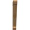Ekena Millwork Traditional Slat Rough Sawn Bracket, Western Red Cedar, 6"W x 48"D x 48"H BKT06X48X48TRA06RWR - alternate 3